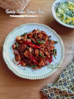 Foto resep Tumis Tahu Tempe Teri Kacang Panjang