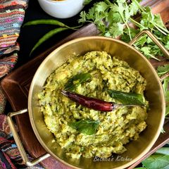 A picture of Bottle Gourd Chutney (Sorakaya Pachadi - Andhra / Telangana Cuisine).