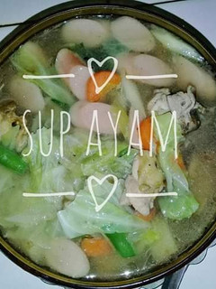 Foto resep Sup ayam simple