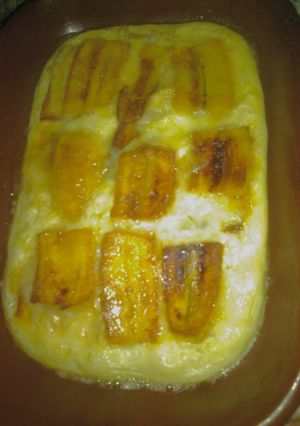 Una foto de Pastel de Plátano