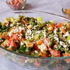A picture of Palak Paneer Salad.