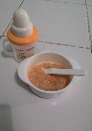 Foto resep MPASI 7+ Bubur Jagung + Wortel