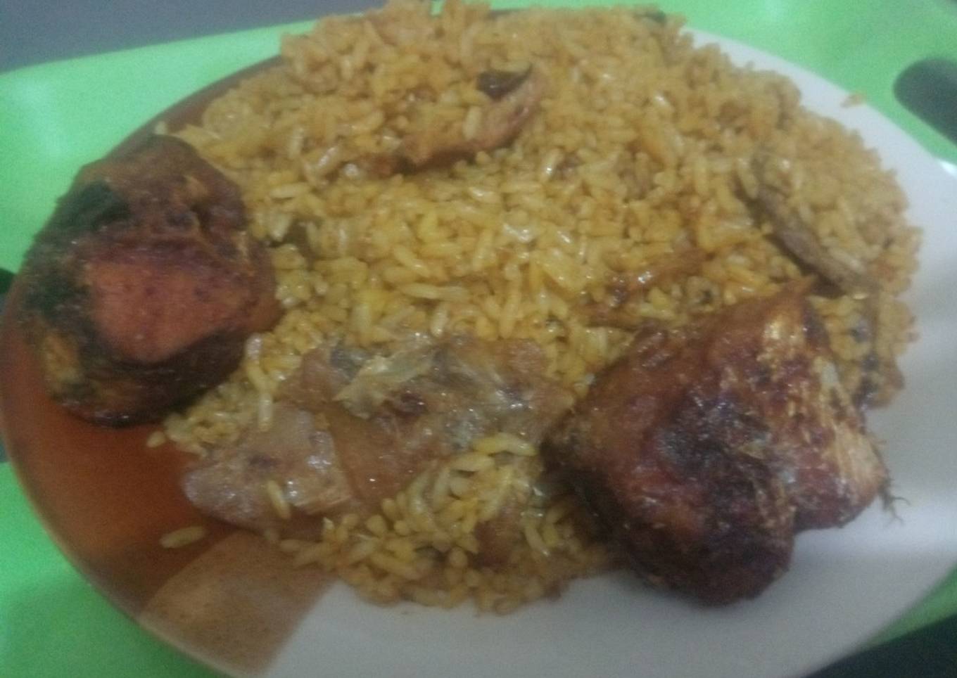 Native Jollof Rice with Panla Fish