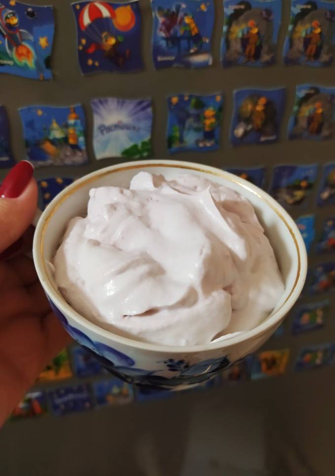 Черничное мороженое