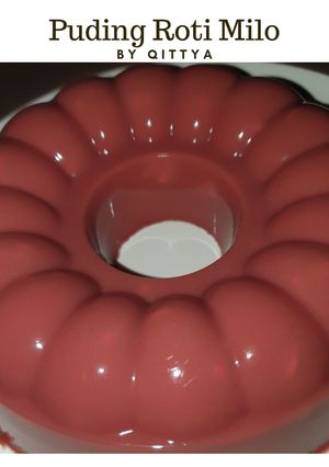 Foto resep Puding roti milo