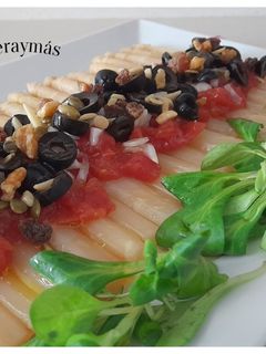 Una foto de Ensalada de espárragos