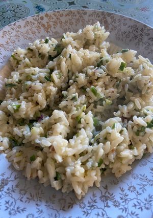 Una foto de Arroz al verdeo saludable