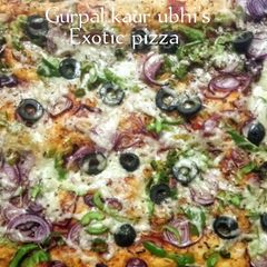 A picture of Exotic pizza.
