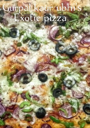 A picture of Exotic pizza.