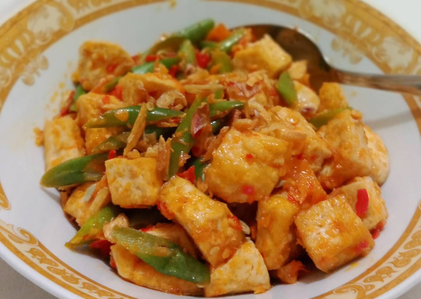 Balado Buncis Tahu