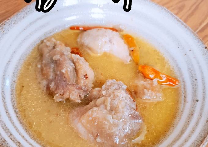 Langkah Mudah untuk Membuat Ayam Areh teman makan gudeg 😍 | @masakyukyorobun yang Menggugah Selera