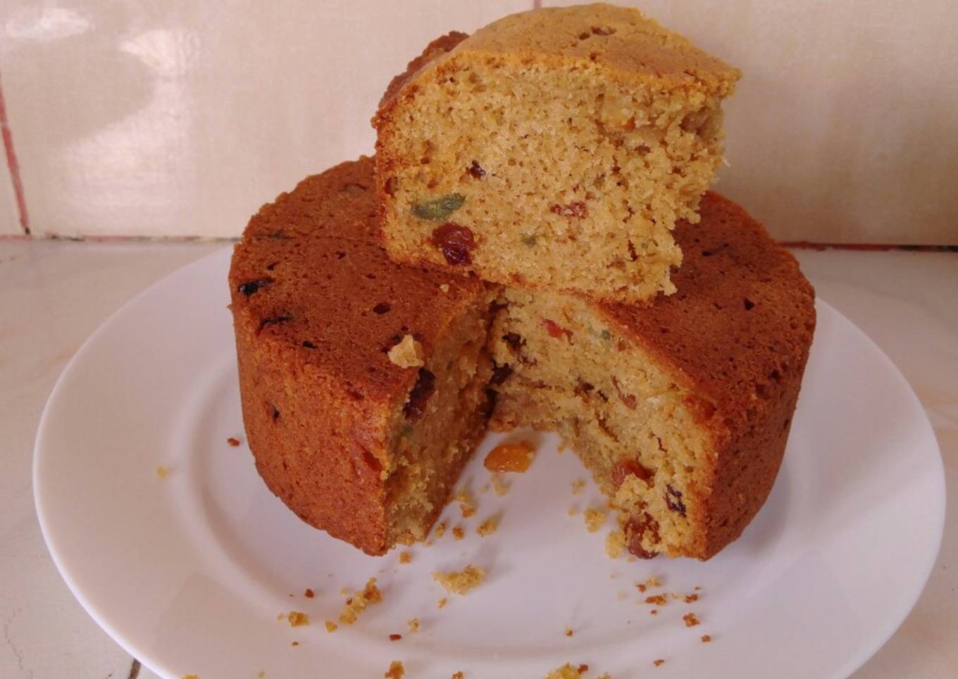 Christmas Light Fruit Cake #author marathon