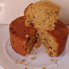 Christmas Light Fruit Cake #author marathon A picture of Christmas Light Fruit Cake #author marathon.