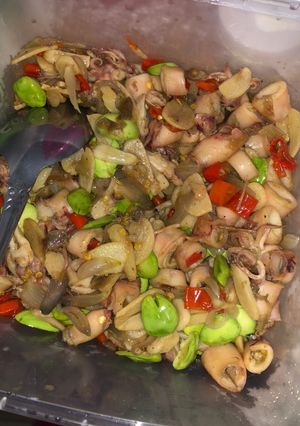 Foto resep Tumis cumi asin