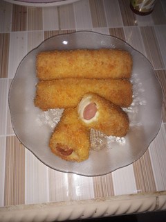 Foto resep Roti Sosis Keju Goreng