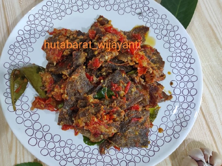 Langkah Gampang Menyiapkan Resep Dendeng Sapi Balado yang Sempurna Anti Ribet, Mantap