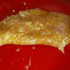 Una foto de Panqueque de banana y avena