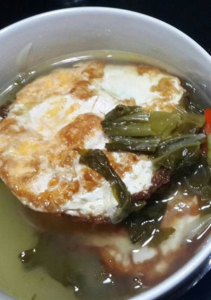 Foto resep Telur Ceplok Kuah SayurAsin