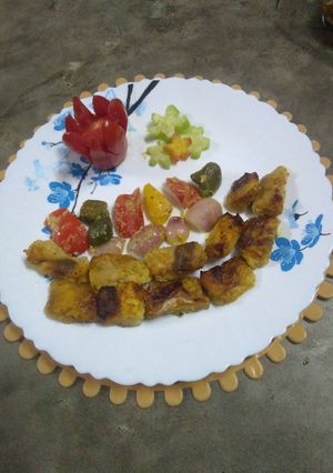 A picture of Fish tikka.