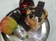 A picture of chocolate topping