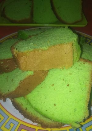 Foto resep Bolu pandan baking pan