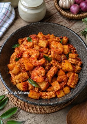 Foto resep Balado Tempe Udang Ubi 예르다🌶