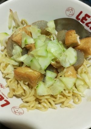 Foto resep Rujak tahu/mie