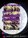 Puding Cokelat Lapis Biskuit Ubi Ungu