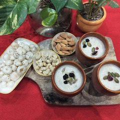 A picture of Makhana matka kulfi.