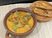 Gambar lodeh kacang panjang tempe busuk