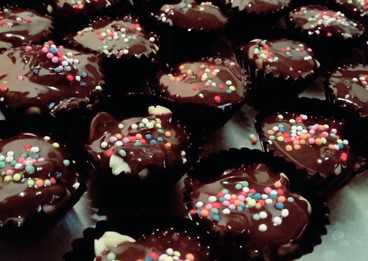 Anti Ribet, Membuat Coklat kacang sprinkle favourite setiap lebaran Sederhana Dan Enak