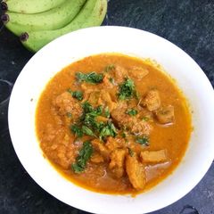 A picture of Banana Tikka Masala.
