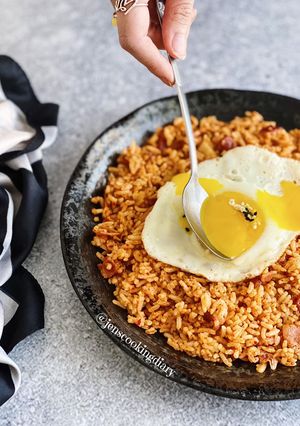 A picture of Bacon Kimchi Fried Rice.