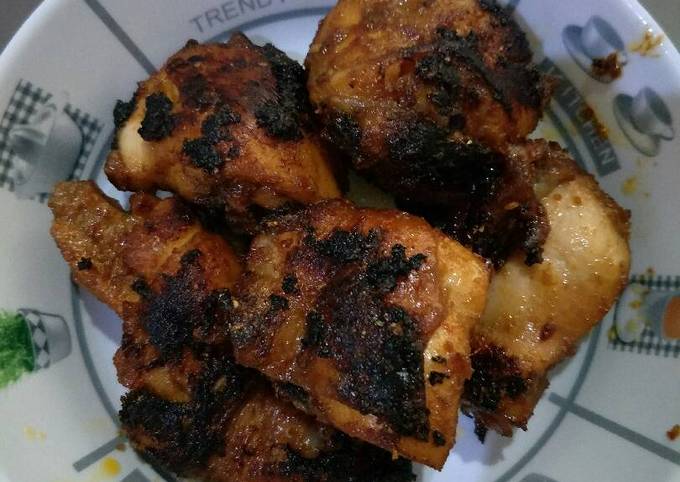 WOW Ini Rahasianya Membuat Ayam bakar teflon bumbu ukep Anti Gagal