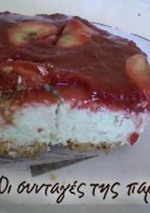 Φωτογραφία της συνταγής Cheese cake πράσινο