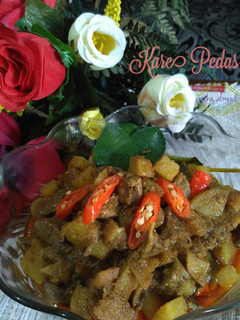 Foto resep Kare Pedas Ati Ampela & kentang