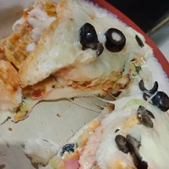 Cheese omelet sandwich A picture of Cheese omelet sandwich.