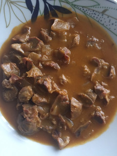 Una foto de Mollejas en salsa