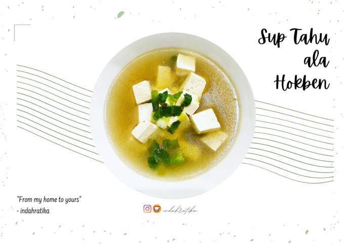 Resep Sup Tahu Ala Hokben Oleh Indahratika Cookpad