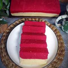 Bolu Lapis Kukus Merah Putih-レシピのメイン写真