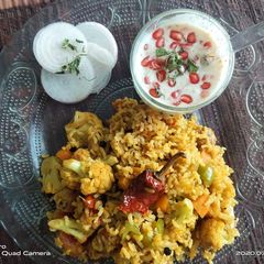 A picture of Brown rice pulao.
