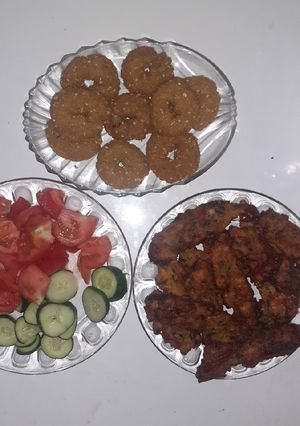 صورة لوصفة كباب وفلافل 😋