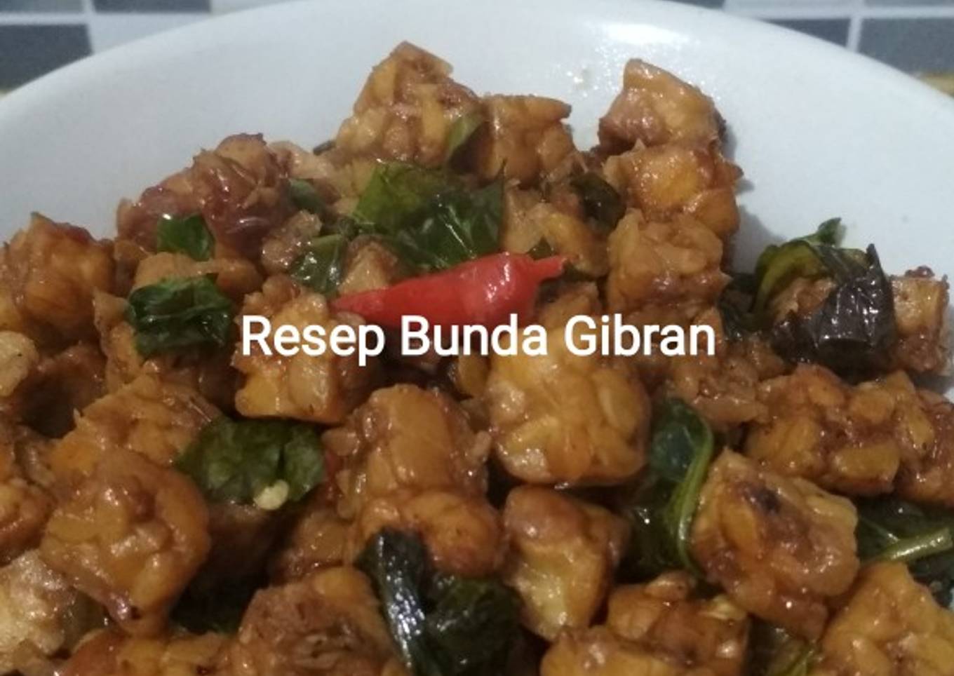 Tumis Tempe Daun So