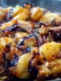 Potato Gnocchi with Sausage and Red Radicchio
