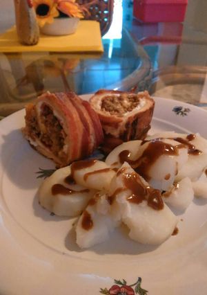 Una foto de Pan relleno al horno