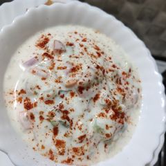 A picture of Veggies raita.
