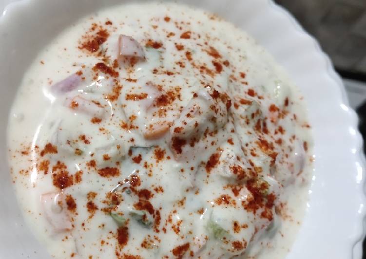 Simple Way to Prepare Speedy Veggies raita