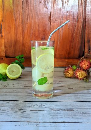 Foto resep Es Rambutan Lemon