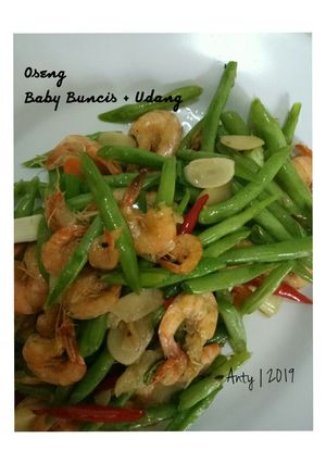 Foto resep Oseng Baby Buncis+Udang
