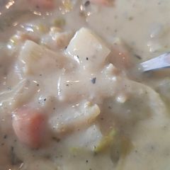 A picture of Easy Clam Chowder Low-fat Method.